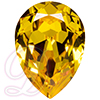 Swarovski 4320 Pear Rhinestones Machine Cut Sunflower